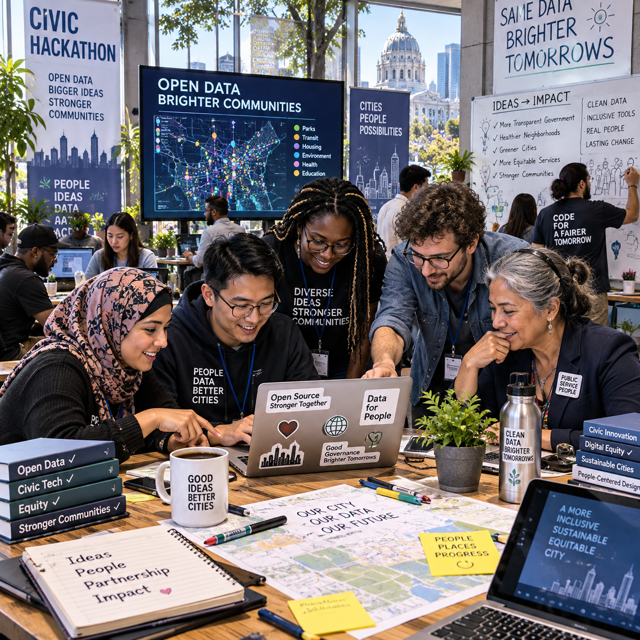 Crowdsourcing para resolver problemas públicos: guía para hackatones cívicos