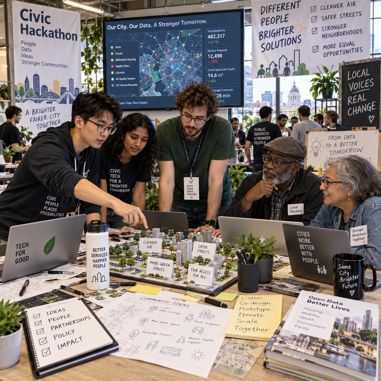 Cómo medir el impacto de las iniciativas de hackathon cívico
